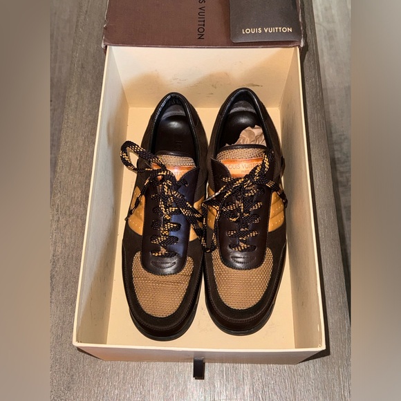 Louis Vuitton LV Trainer Suede Leather Sneakers - Picture 4 of 15